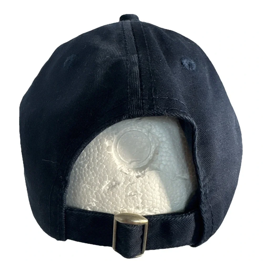 Blank Navy Blue Adjustable Adult Ball Cap‎ Hat